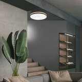 stropna svetiljka sirja stripe 4xE27/15W/230V prečnik 45 cm crna | Eponuda.com