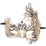 EasyToys - Fetish Collection metalna maska Asymmetrical, zlatna Cijene