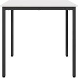  Stol za objedovanje Bijelo 80 x 80 x 75 cm Čvrsto borovo drvo | shoptok.hr