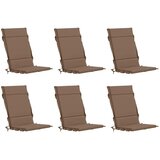  Jastuk za stolac s visokim naslonom GEMERT 6 kom. - Taupe (melange) 120 x 50 x 3 cm 6 | shoptok.hr