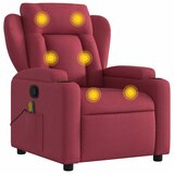 Maison Chic Masažni stol - Relax naslanjač vinsko rdeče blago, (22134743) | Shoptok.si