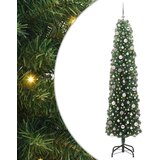 vidaXL Umjetno božićno drvce Zelena 240 cm PVC i čelik i plastika | shoptok.hr
