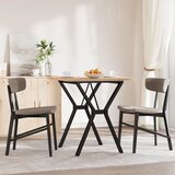  Blagovaonski stol Y-oblika 70x70x75,5 cm od borovine i čelik | shoptok.hr