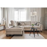 Miuform Bež sklopiva kutna garnitura od samta (s lijevim kutom) Lofty Lilly – | shoptok.hr
