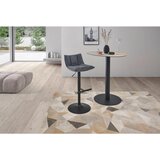 MID.YOU BARSKI STOL, siva, črna | Shoptok.si