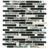 Mix Mozaik ploščice Crystal Mix XCM GV878 (29,8 x 33,8 cm, črna, sijaj) | Shoptok.si