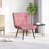  Stolica za opuštanje ružičasta 64x74x84 cm baršun | shoptok.hr