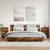  Noćni ormarići hrast 2 kom boja hrasta 40 x 35 x 62,5 cm drveni | shoptok.hr