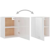 Viseći ormarići 2 kom visoki sjaj bijeli 50x31x60 cm od iverice | shoptok.hr