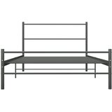  Okvir za krevet sivi metalni 90 x 200 cm | shoptok.hr