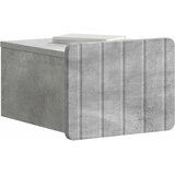  Noćni ormarić za montažu na zid Betonska siva 33 x 34,5 x 24 cm | shoptok.hr