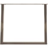 vidaXL Noge za blagovaonski stol U-oblik 2 kom Prirodni čelik 90 x (72-73) cm Čelik - Prirodna 90 x (72-73) cm 1 | shoptok.hr