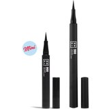 3INA The 24H Pen Eyeliner Mini dolgoobstojno črtalo za oči odtenek 900 - Black 0,6 ml | Shoptok.si