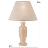  Stona lampa AMFORA 1xE27/60W/230V bež/buk | Eponuda.com