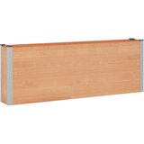  Povišena vrtna gredica Smeđa 200 x 30 x 72 cm WPC i aluminij | shoptok.hr