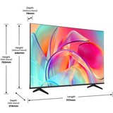 Hisense QLED televizor 50E7KQ, 4K Ultra HD, Smart TV, Dolby Vision, HDR, Crni **MODEL 2023** | Eponuda.ba