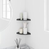  Lebdeća polica s policom 2 pcs Antracit 18 x 18 x 2 cm | Eponuda.com