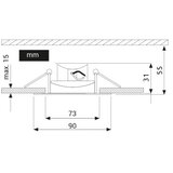  LED ugradno stropno svetlo EYE LED/5W/230V 3000K | Eponuda.com