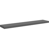  Plutajuće zidne police 4 kom sjajne sive 120x23,5x3,8 cm MDF | Eponuda.ba