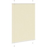 vidaXL Plisirana roleta krem 100x100 cm širina tkanine 99,4 cm | shoptok.hr