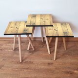 Hanah home 3Shp352 - beige beige nesting table (3 pieces) | ePonuda.com