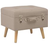 The Living Store Stolček za shranjevanje 40 cm bež blago - Stolček, (21482138) Cene