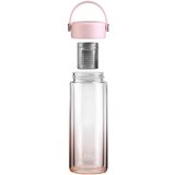 Vialli Design Rožnata steklena steklenica za vodo 350 ml Fuori – | Shoptok.si
