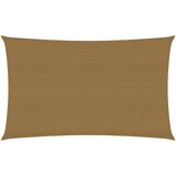 vidaXL Senčno jadro 160 g/m² taupe 4x7 m HDPE Cene