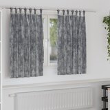 vidaXL svile zavjese 2 kom s očicama siva 140x140 cm | shoptok.hr