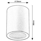 Rabalux spot lampa Koven, Nadgradna, 35W, 1xGU10, Crna | Eponuda.com