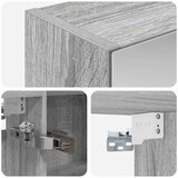  Kopalniška ogledalna omara Siva Sonoma 100 x 14,5 x 70 cm, (5000233228) | Shoptok.si
