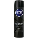 Nivea men anti-perspirant deep dry & clean feel dezodorans sprej 150ml Cene