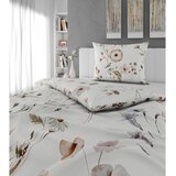 Esposa OBOJESTRANSKA POSTELJNINA Mavie 140/200 cm saten naravne barve | Shoptok.si