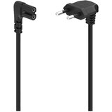 Hama Napajalni kabel\, obojestransko nagnjen\, evro vtič\, dvojni utor/C7\, 5 m\, črn 00223286 tok napajalni kabel črna 5 m, (20414131) | Shoptok.si