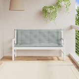  Jastuci za vrtnu klupu 2 kom svjetlosivi 150x50x7 cm tkanine | shoptok.hr