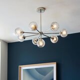  Endon 104051 - Luster na šipci ALLEGRA 8xE14/7W/230V sjajni hrom | Eponuda.com