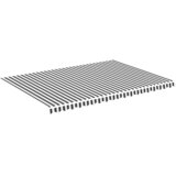  Zamjenska tkanina za tendu antracit-bijela 5 x 3,5 m | shoptok.hr