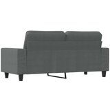 vidaXL Dvosjed od tkanine tamnosivi 140 cm | shoptok.hr