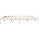  Dugi okvir kreveta bez madraca bijeli 200 x 220 cm od borovine | Eponuda.com