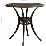  Vrtni stol brončani 78 x 78 x 72 cm od lijevanog aluminija | shoptok.hr