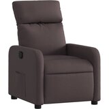 vidaXL Naslanjač temno rjavo blago, (20928971) | Shoptok.si