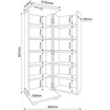 MID.YOU Regal Engalo L, Barva Hrasta | Shoptok.si