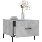 vidaXL Stolić za kavu siva boja betona 50x50x40 cm konstruirano drvo | shoptok.hr