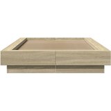  Okvir za krevet boja hrasta 75x190 cm od konstruiranog drva | Eponuda.com