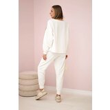 Kesi Set 2-piece sweatshirt + trousers ecru | shoptok.hr