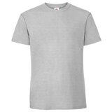 Fruit Of The Loom Szara koszulka męska Iconic 195 Ringspun Premium | shoptok.hr