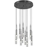 Trio Select Crna/u srebrnoj boji LED viseća svjetiljka sa staklenim sjenilom ø 50 cm Lucent – Cijene