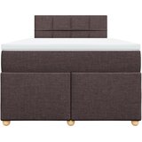  Krevet box spring s madracem tamnosmeđi 120 x 190 cm od tkanine | shoptok.hr