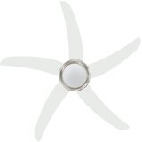  Ukrasni stropni ventilator sa svjetlom 128 cm bijeli | shoptok.hr