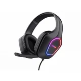 Trust gaming slušalke GXT 416 Zirox, LED, črna